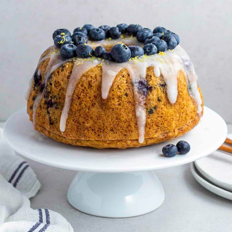 Blueberry Pancake Bundt Cake
