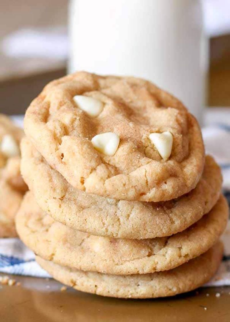 White Chocolate Chip Snickerdoodles