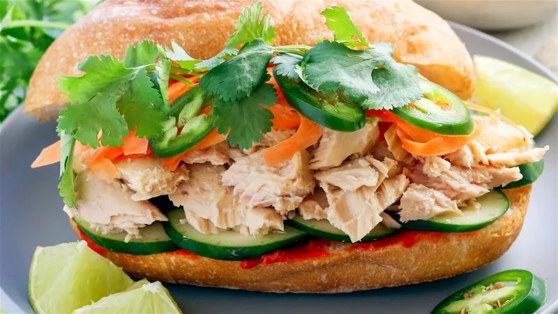 Sardine Or Tuna Bánh Mì Roll