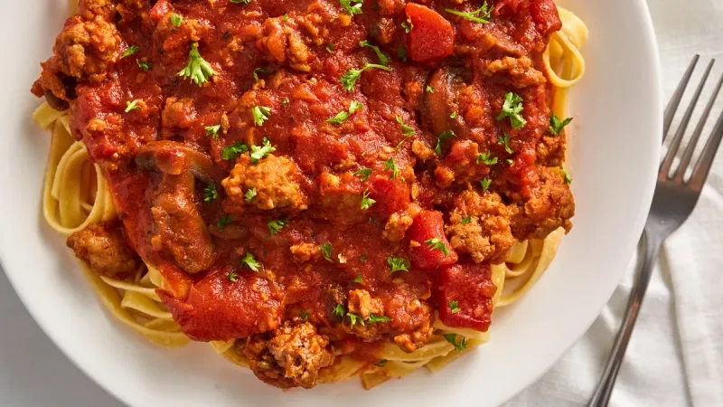 Spaghetti with meat sauce