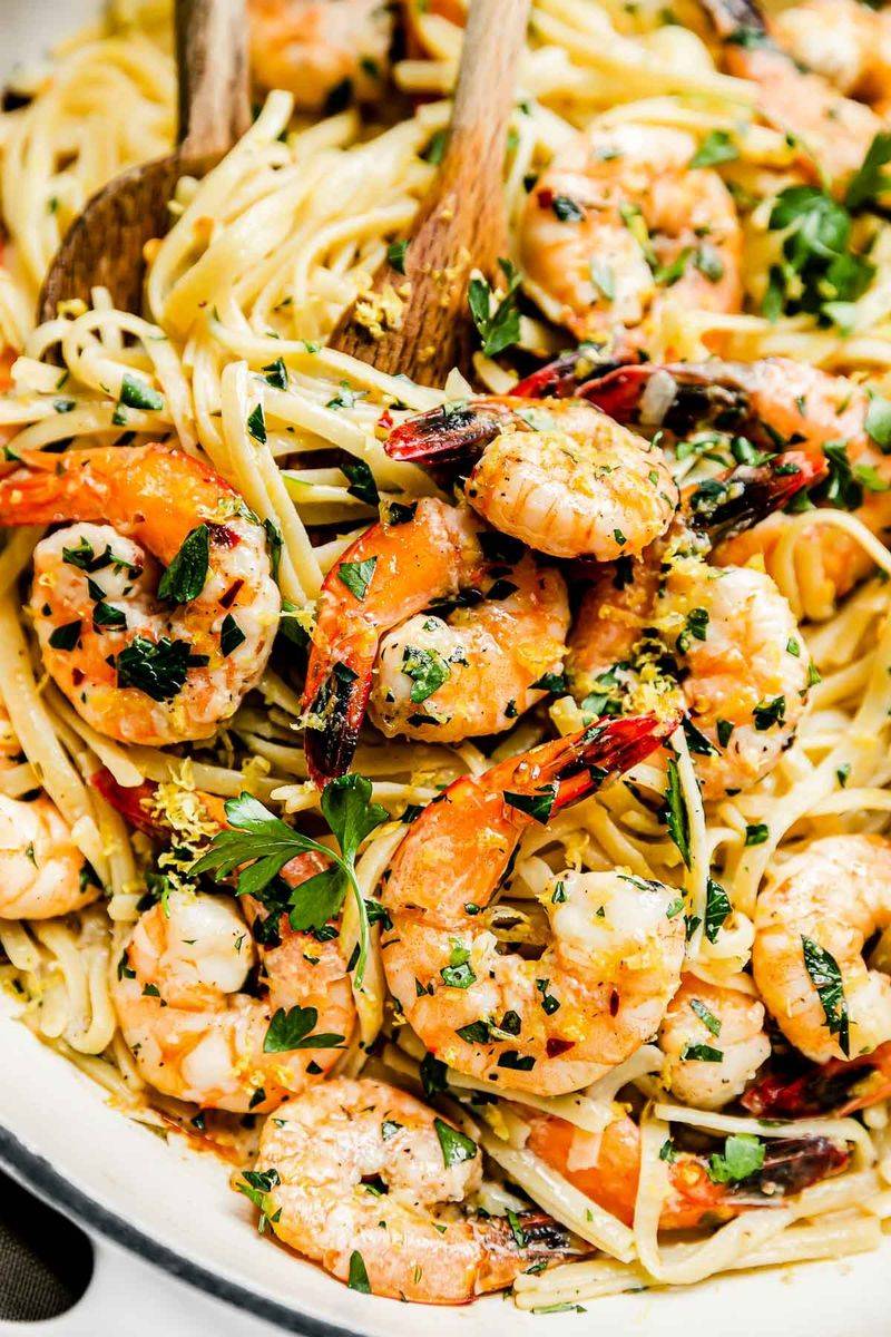 Lobster-Style Cheater Pasta with Shrimp and Buttered Breadcrumbs