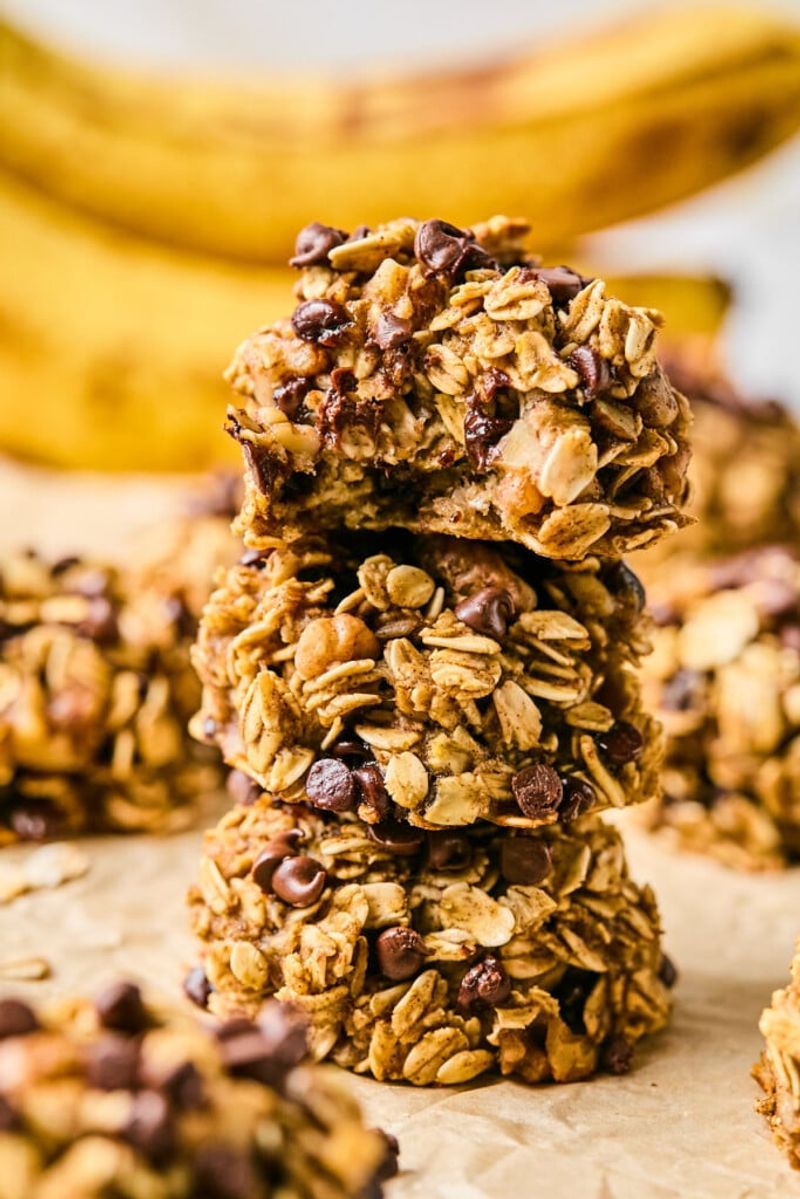 Banana Oatmeal Cookies with No Added Sugar
