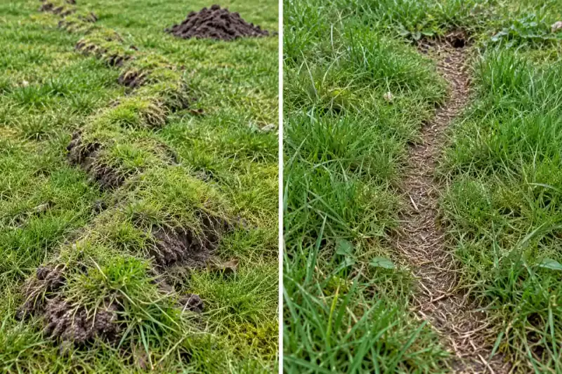 Grubs and voles can also leave turf soft
