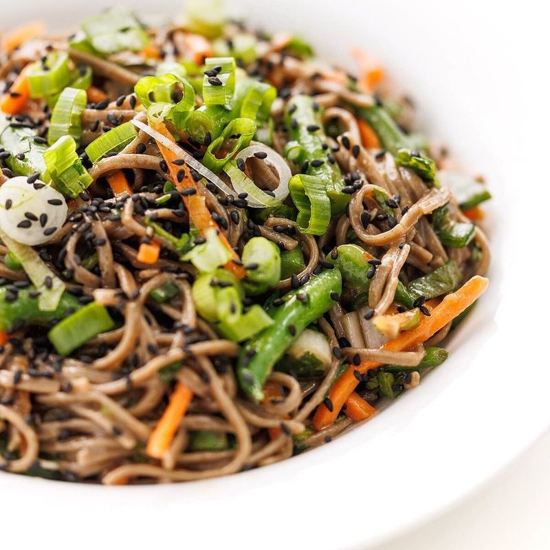 Sesame Soba Noodle Salad