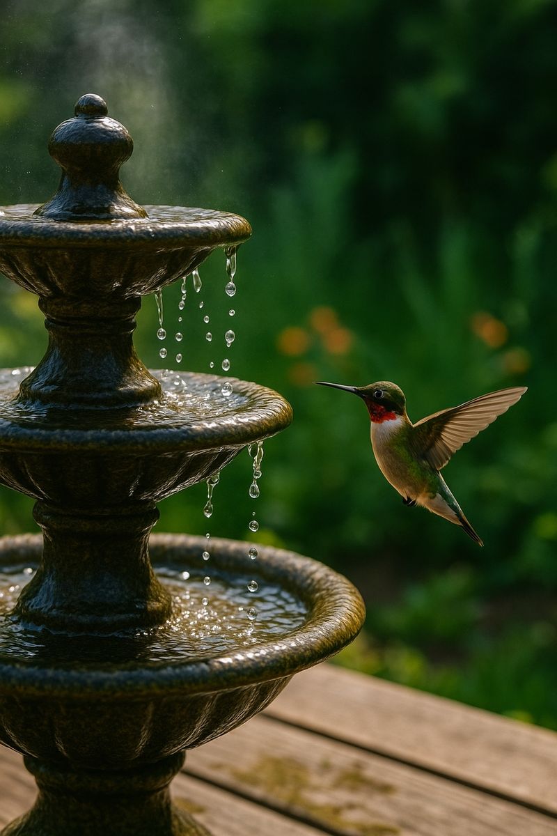A Gentle Misting Water Feature