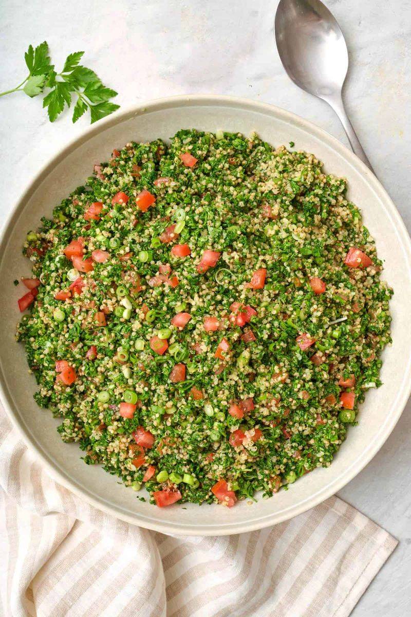 Cucumber Quinoa Tabbouleh