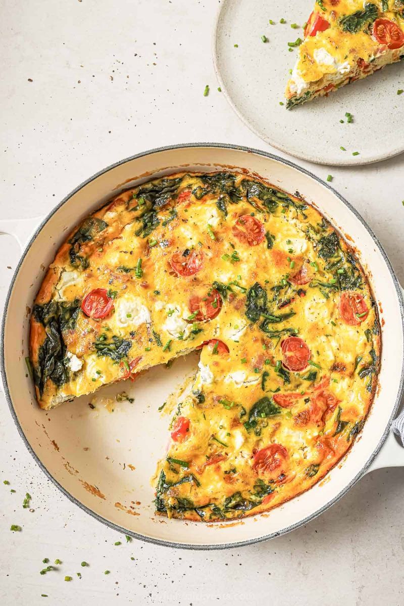 Spinach and Egg Vegetable Frittata
