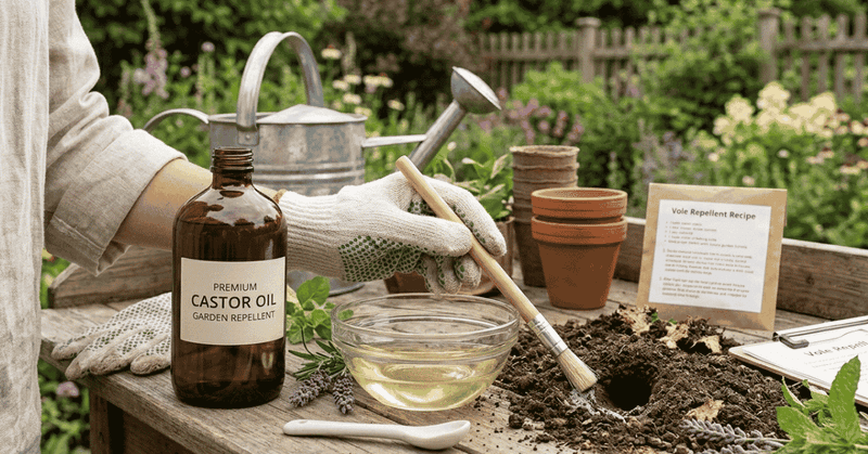 Castor Oil Solution for Voles
