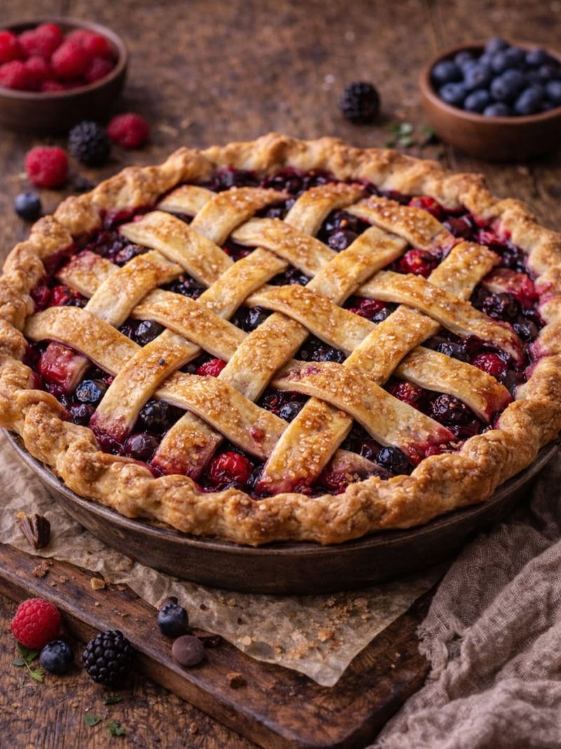 Mixed Berry Pie