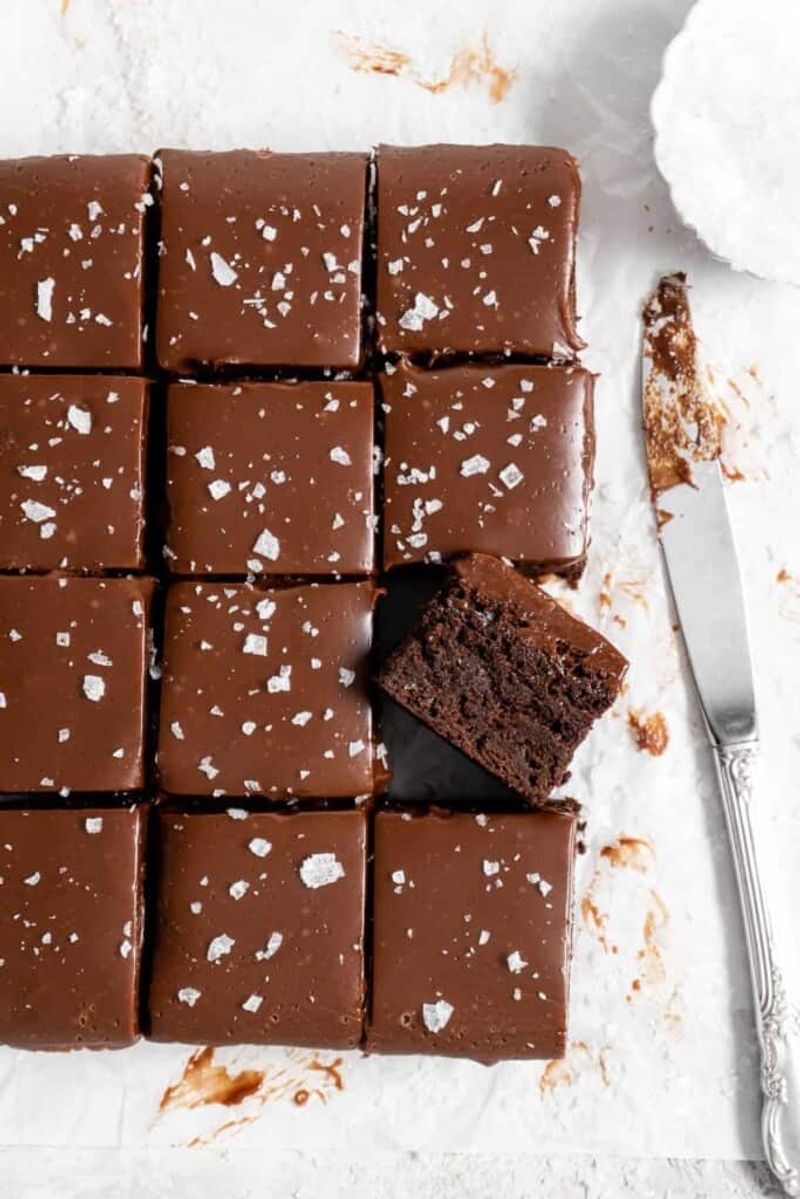 Brownies with Chocolate Ganache