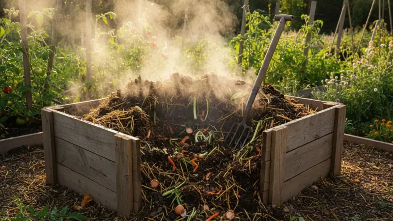 Heating is not the same as finished compost