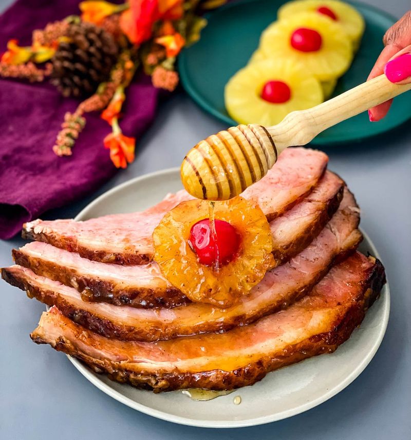 Ham Steak with Pineapple