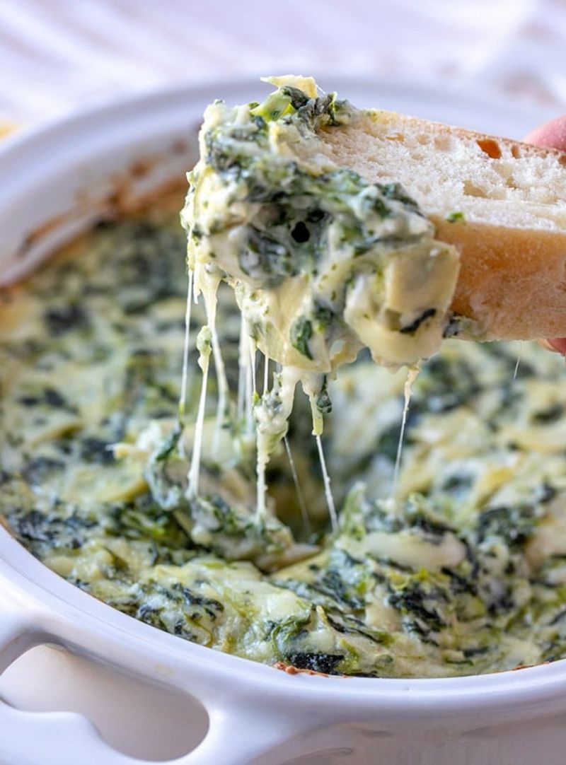 Spinach and Artichoke Cream Cheese Dip
