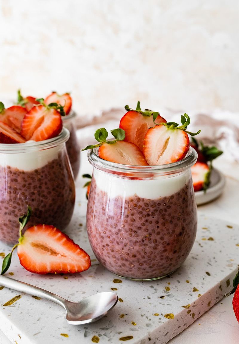 Strawberry Chia Pudding
