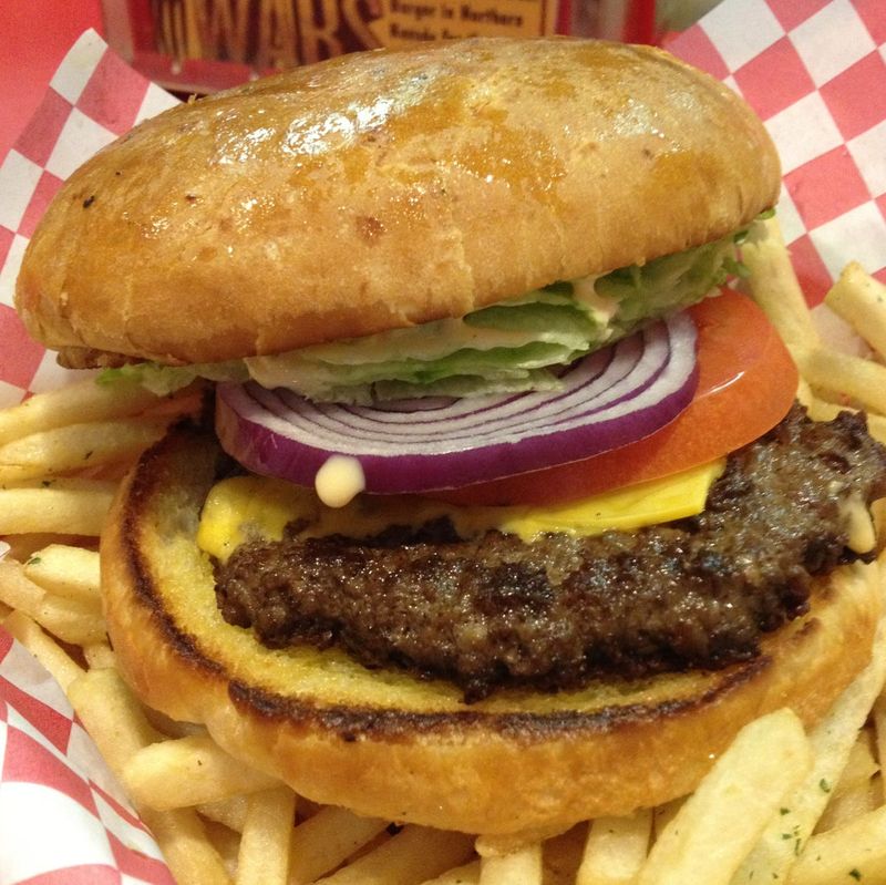 The Awful Awful style burger