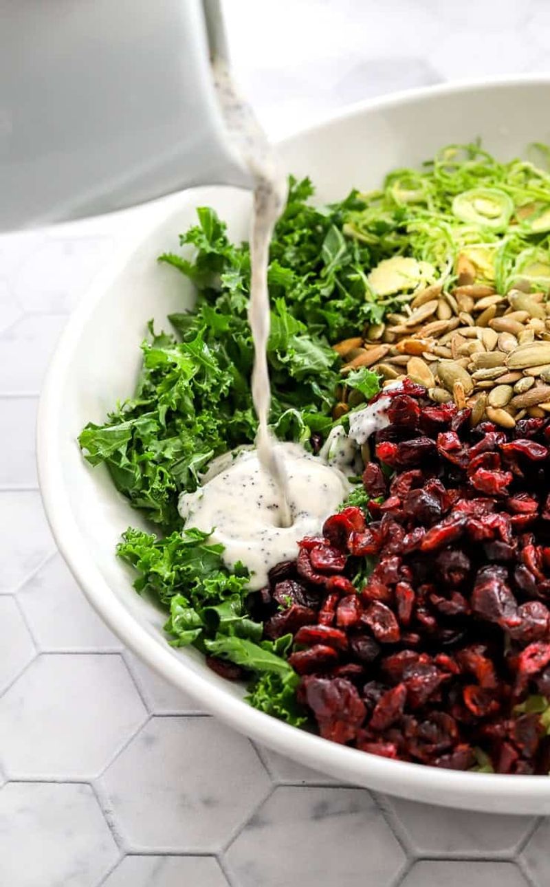 Kale + Cranberries + Poppyseed