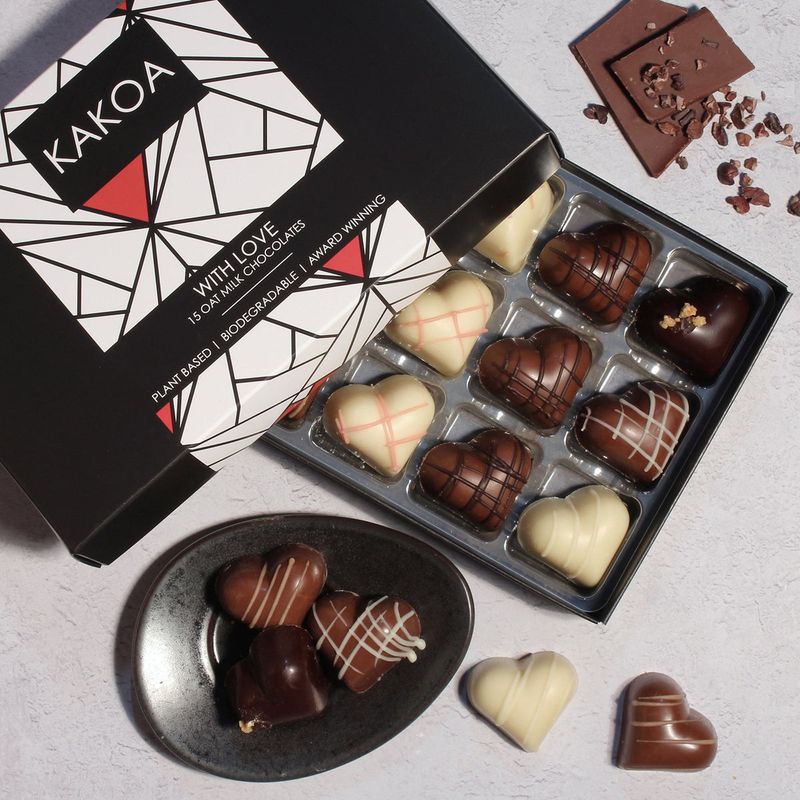 Kakao Chocolates Vegan Valentine’s Box