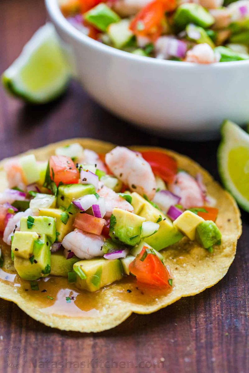 Shrimp Ceviche (No Heat Cook)