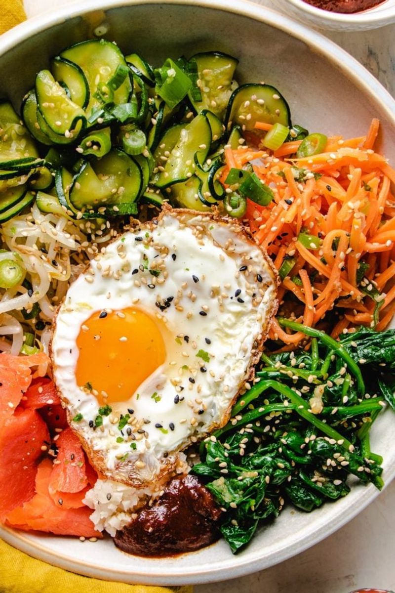 Vegetarian Bibimbap Bowl