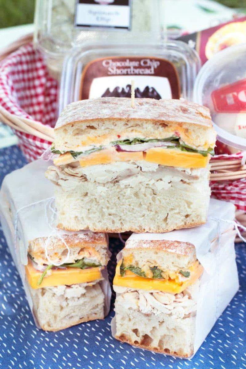 Tony's Market Spicy Rotisserie Chicken Pressed Sandwich