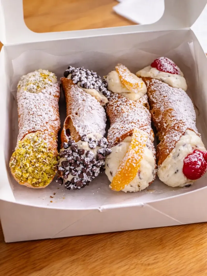 Italian bakery treats in neighborhood boxes