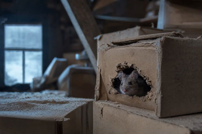 A yard box will not keep mice out of the house