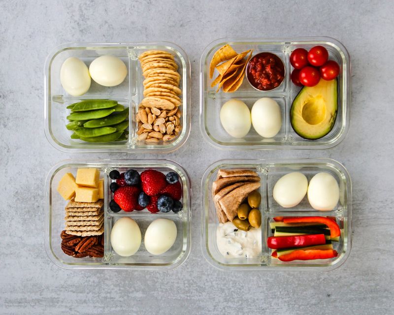 Hard-Boiled Eggs with Sides