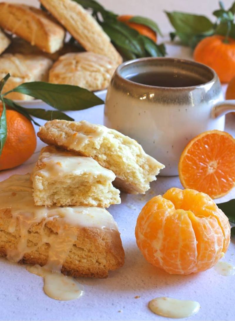 Sweet Mandarin Orange Scones