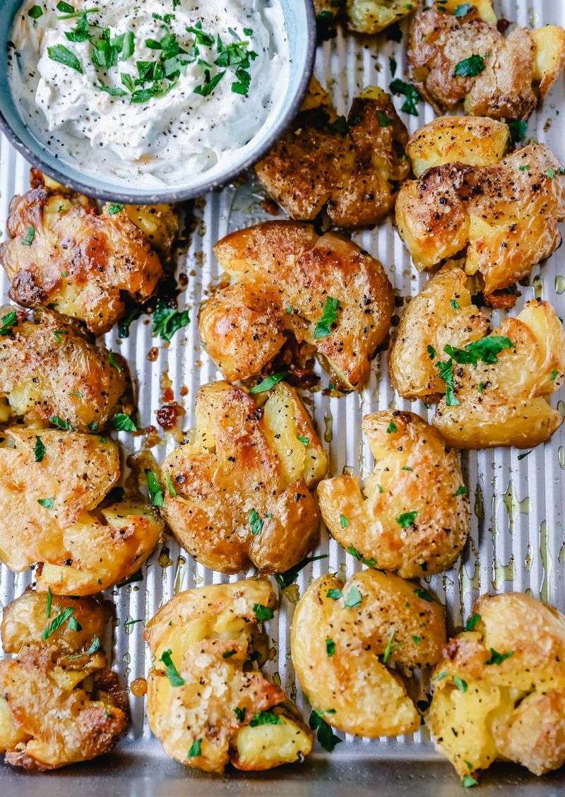 Crispy Smashed Potatoes