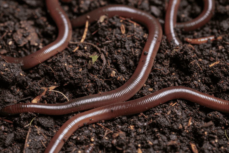 Earthworms play different roles in the leaf layer