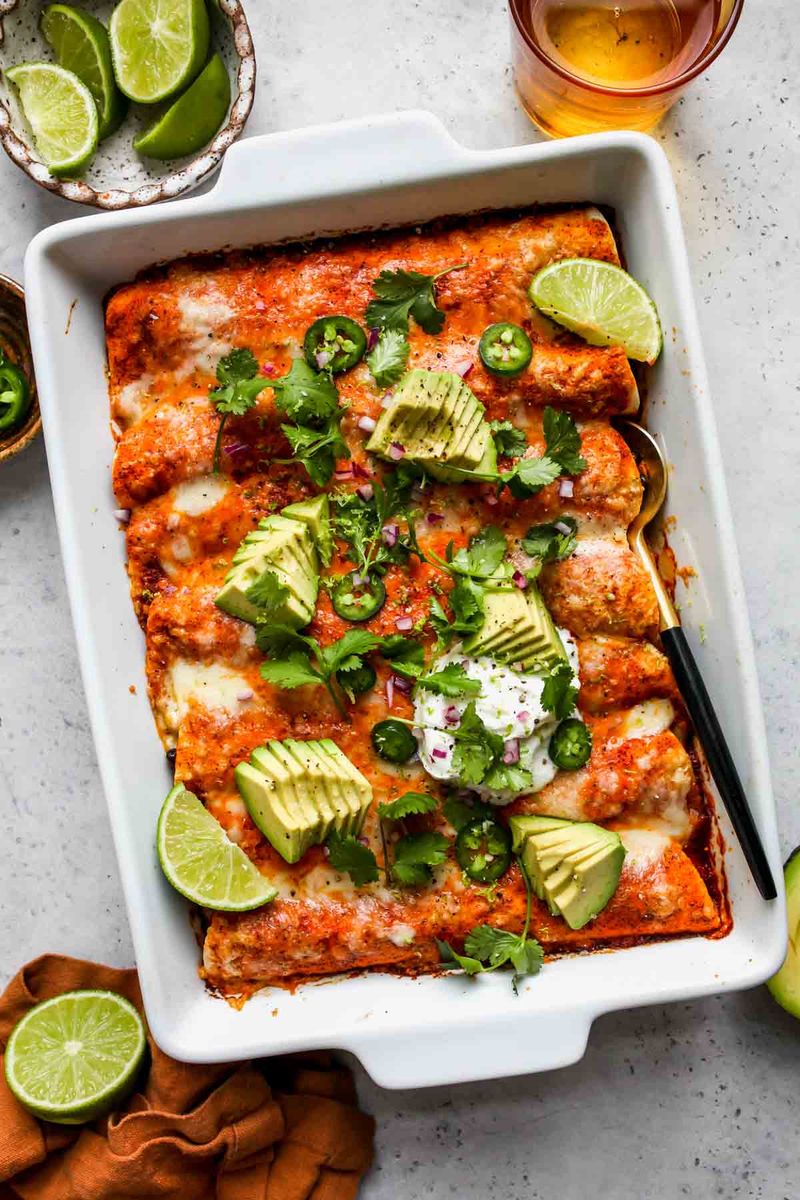 Vegetable Enchiladas