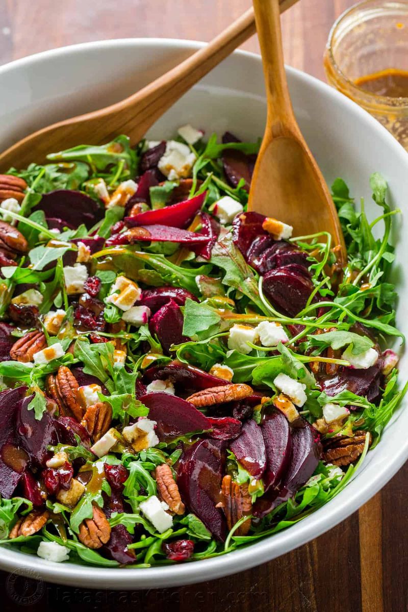 Roasted Beet and Goat Cheese Salad