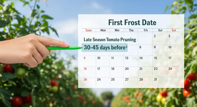 Count back from your local first frost date