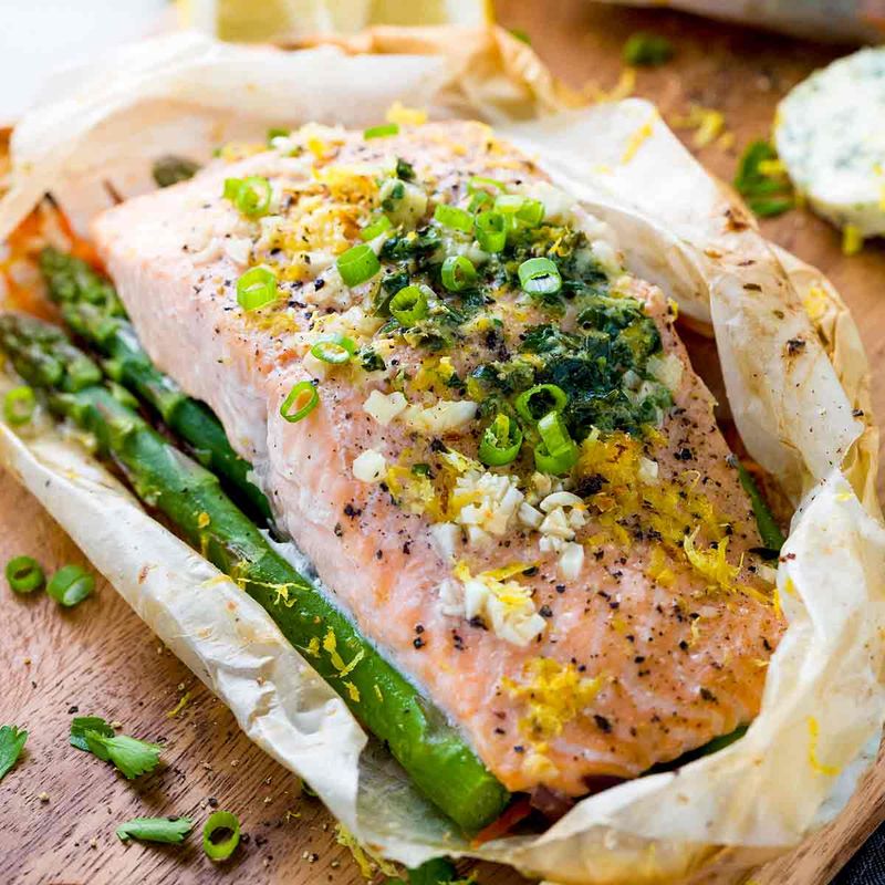 Salmon en Papillote