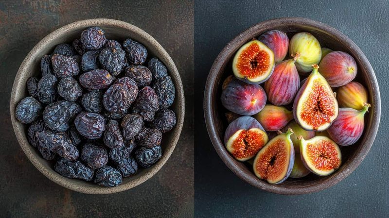 The comparison changes with fruit form