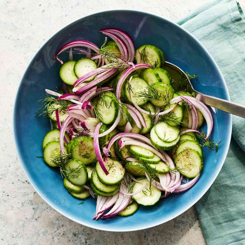 Cucumber Dill Vinaigrette Salad