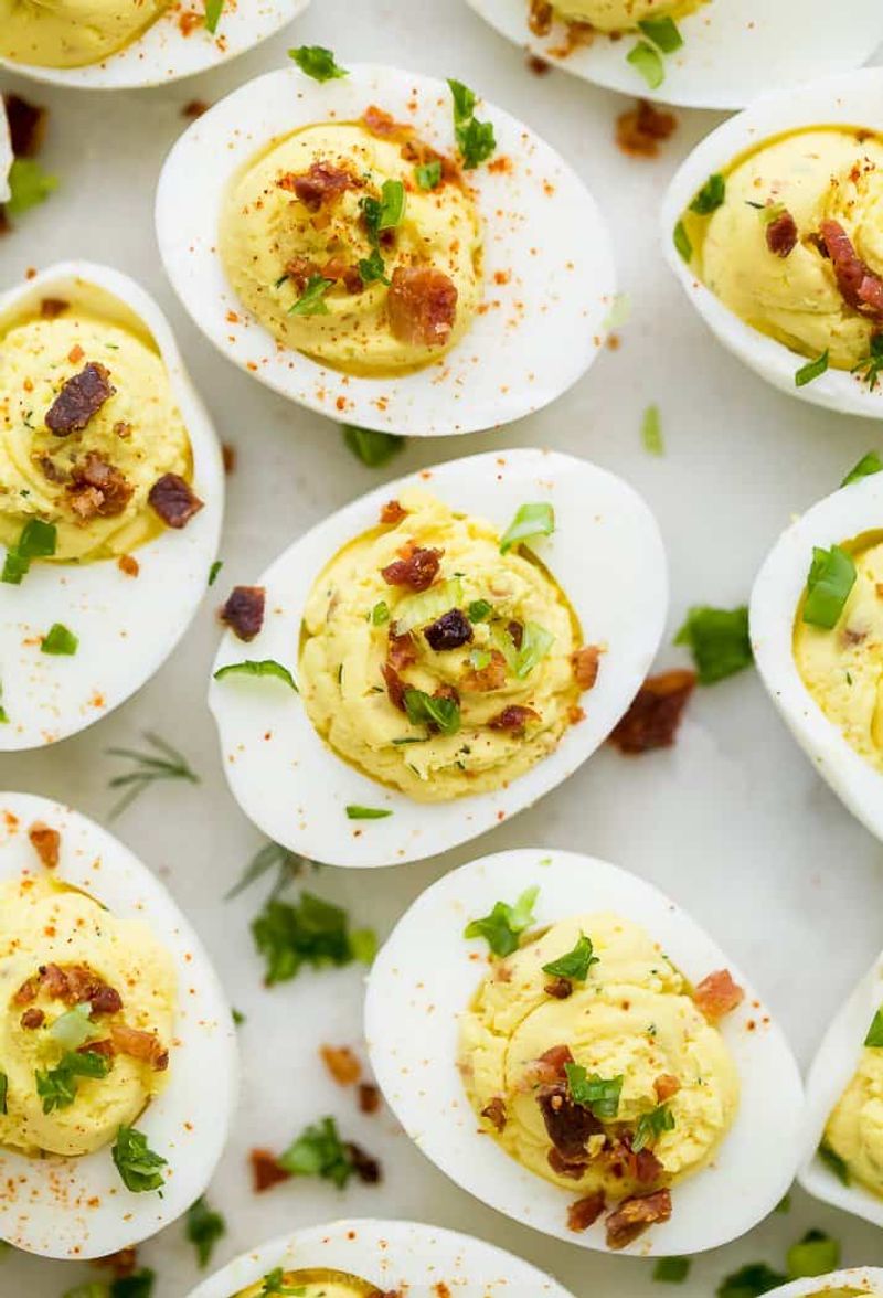 Deviled Eggs With Bacon