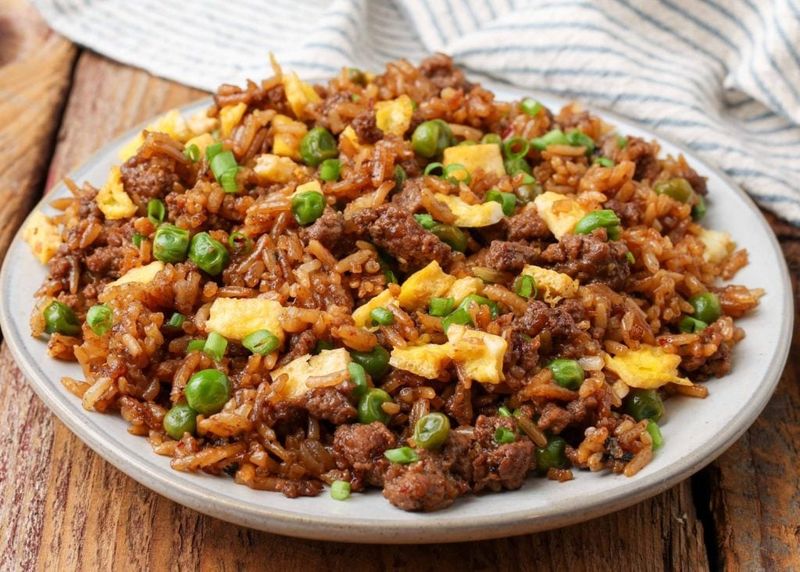 Fried Rice With Egg And Veggies