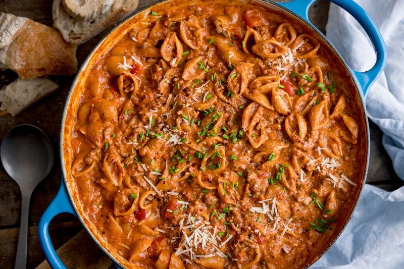 One-Pot Creamy Bolognese