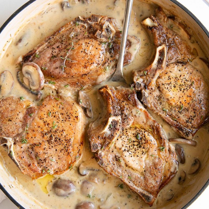 Dairy-Free Smothered Pork Chops