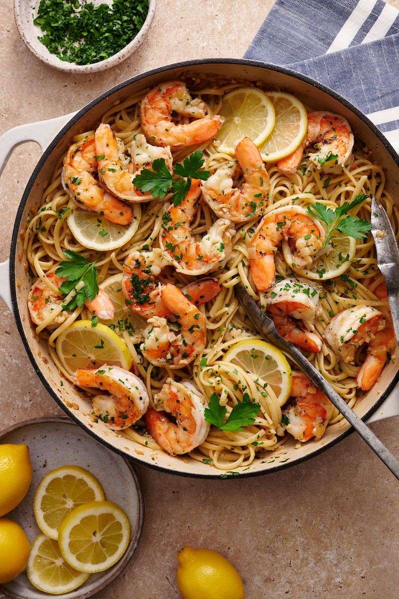 Shrimp Scampi With Pasta