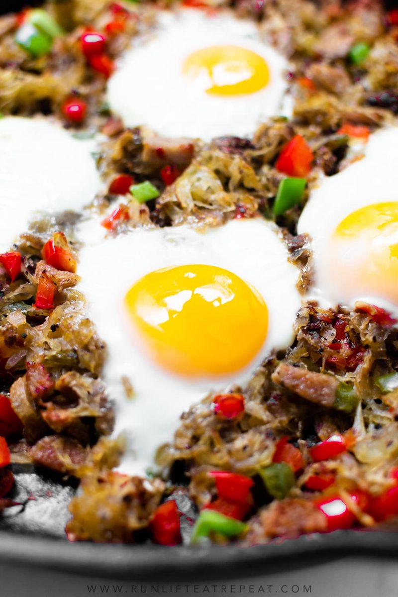 Sauerkraut Breakfast Hash