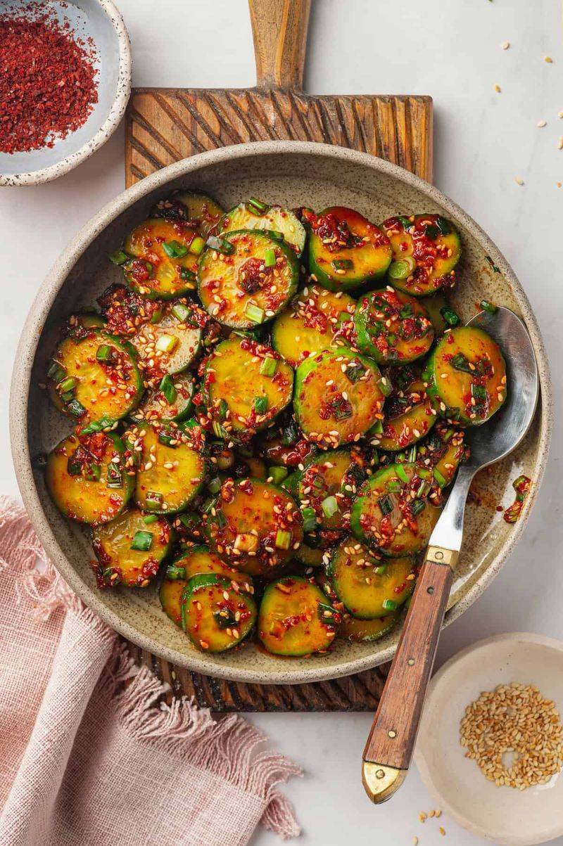 Spicy Korean Cucumber Salad