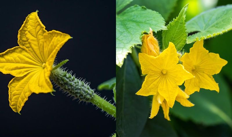 Are those flowers capable of becoming cucumbers?