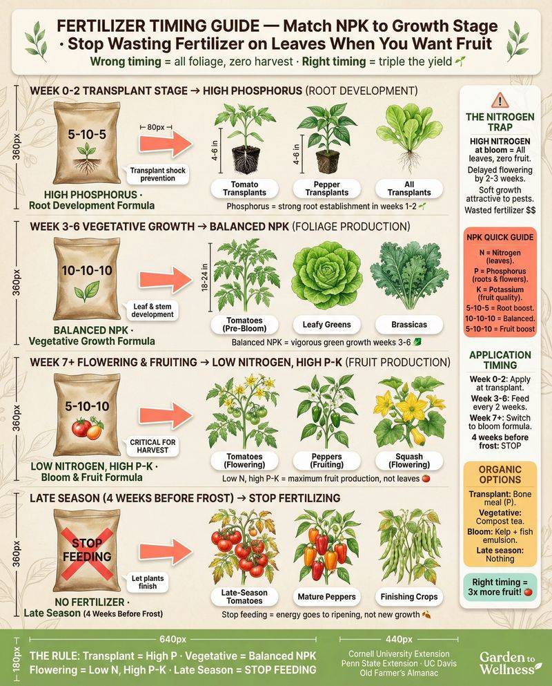 Keeping the Same High-Nitrogen Food Once Flowers Appear