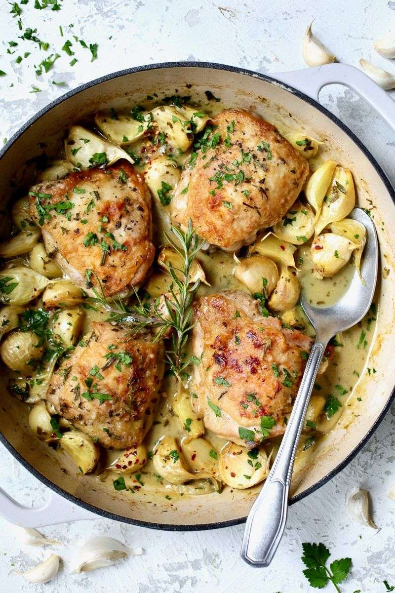 40-Clove Garlic Chicken