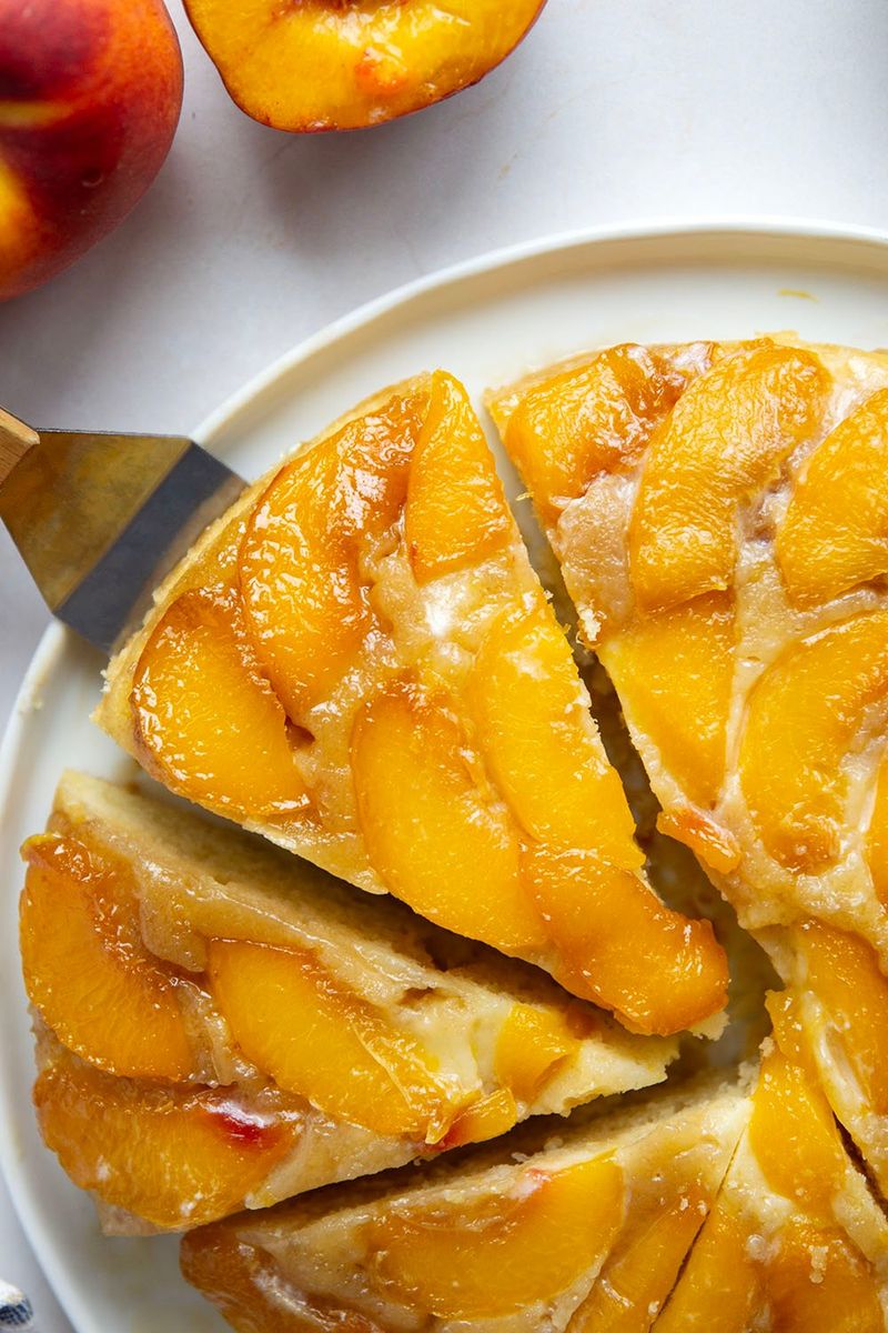 Peach Upside-Down Cake
