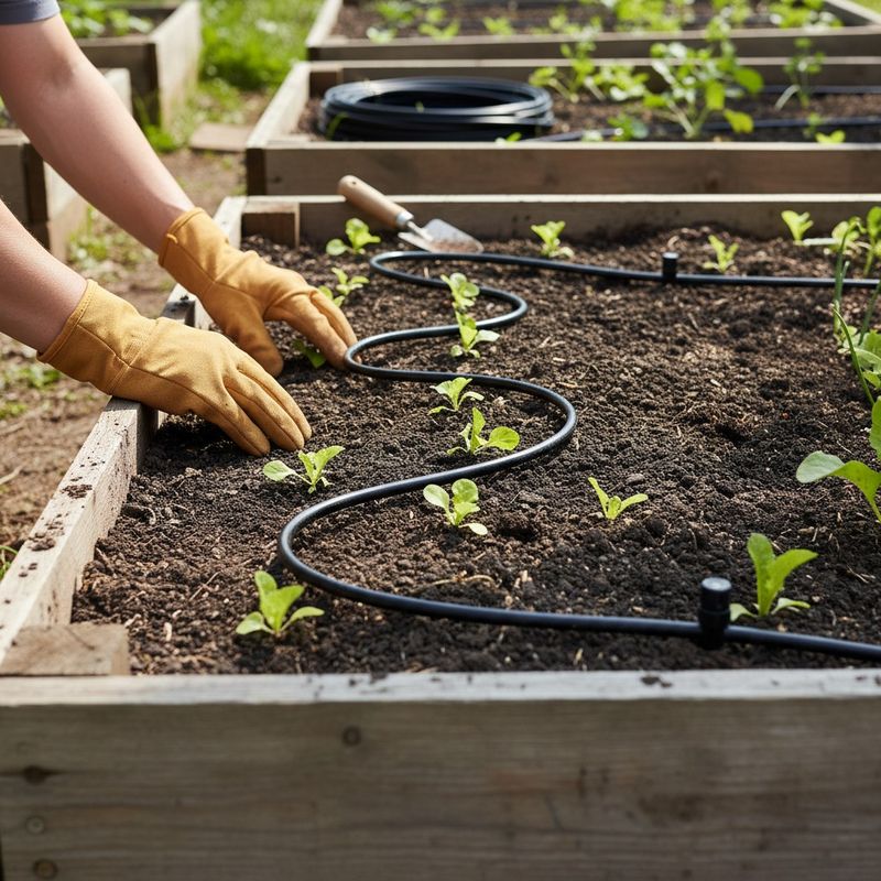 Make mulch and irrigation work together