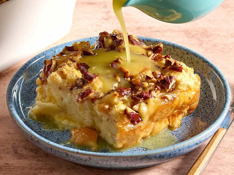 New Orleans-Style Bread Pudding With Whiskey Sauce
