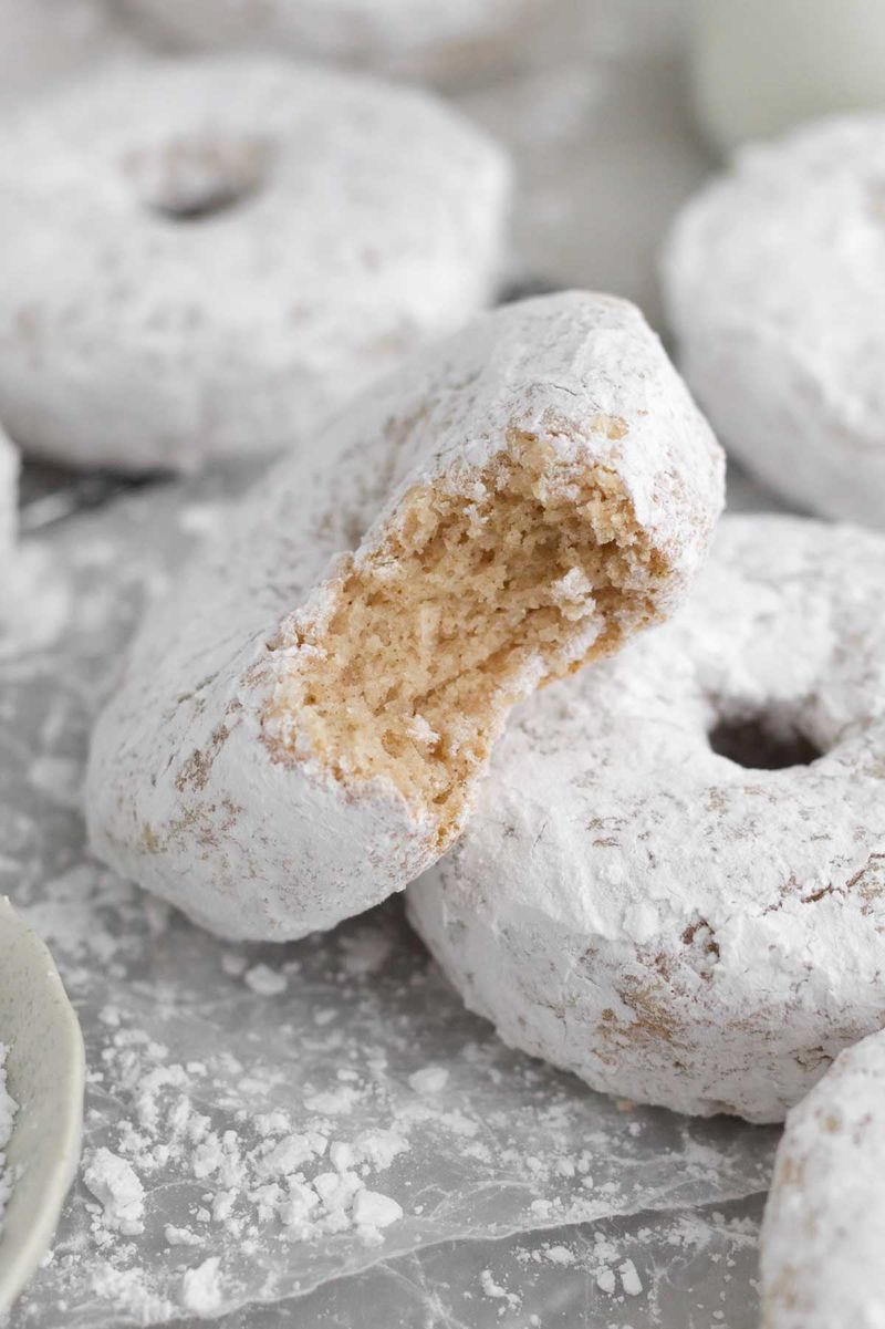 Powdered Sugar Donuts